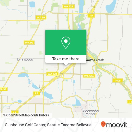 Clubhouse Golf Center map