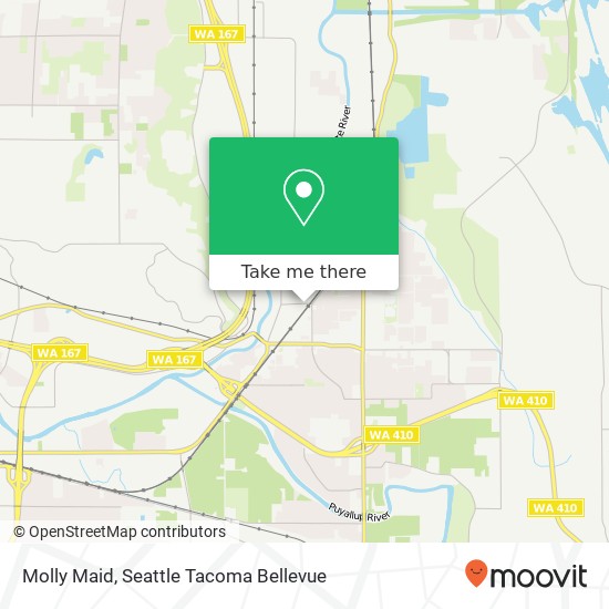 Molly Maid map