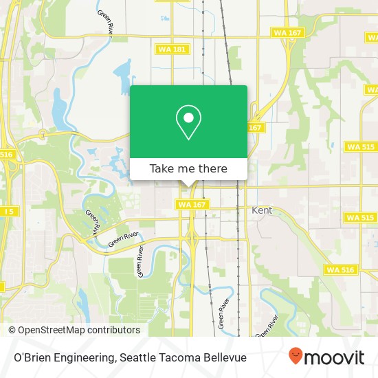 O'Brien Engineering map