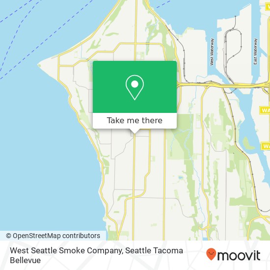 Mapa de West Seattle Smoke Company