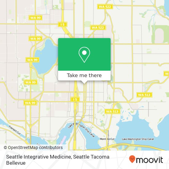 Mapa de Seattle Integrative Medicine