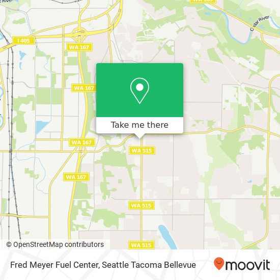 Fred Meyer Fuel Center map