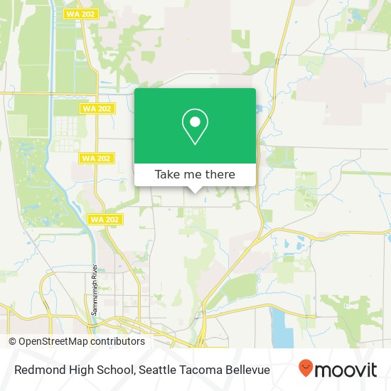 Redmond High School map