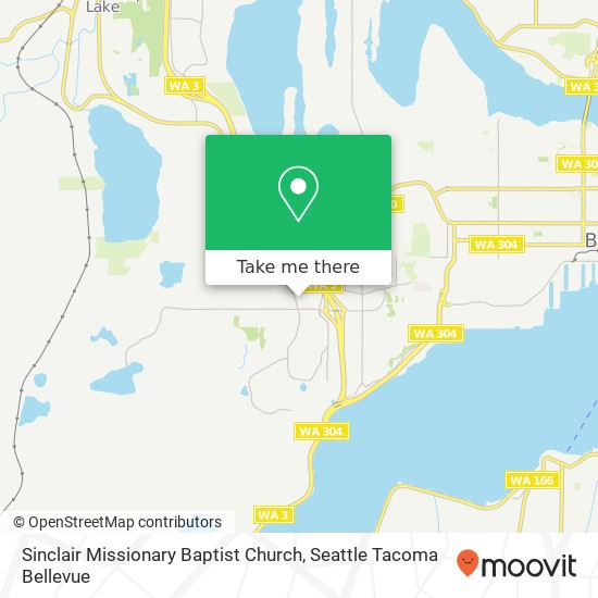 Sinclair Missionary Baptist Church map