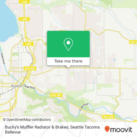 Bucky's Muffler Radiator & Brakes map