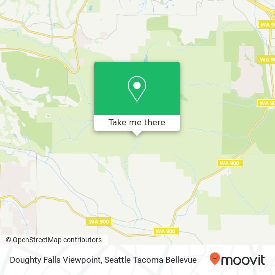 Mapa de Doughty Falls Viewpoint