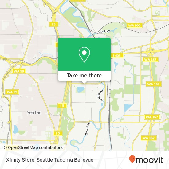 Mapa de Xfinity Store