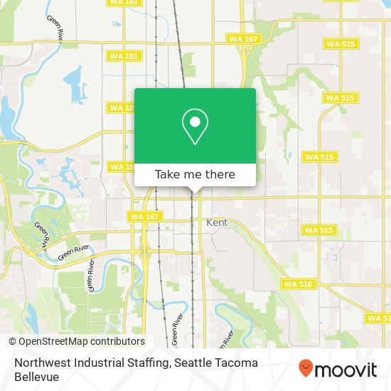 Northwest Industrial Staffing map