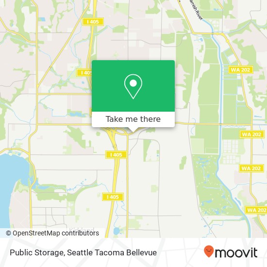 Public Storage map