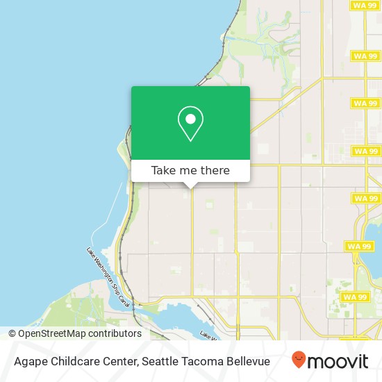 Mapa de Agape Childcare Center