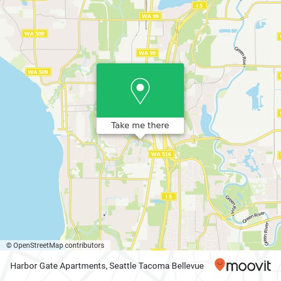 Mapa de Harbor Gate Apartments