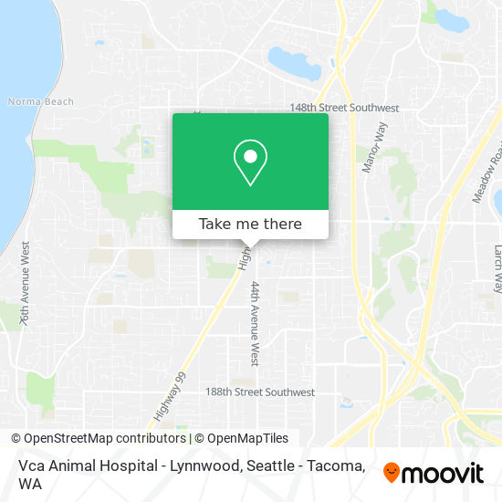 Mapa de Vca Animal Hospital - Lynnwood