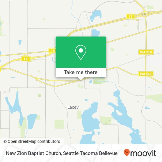 New Zion Baptist Church map