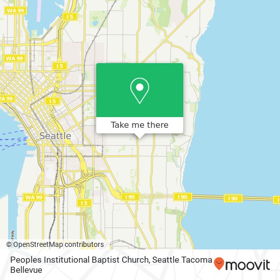 Mapa de Peoples Institutional Baptist Church