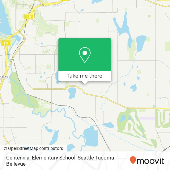 Centennial Elementary School map