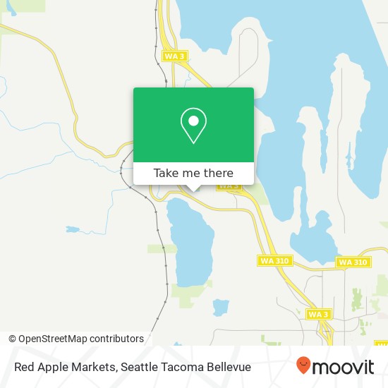 Red Apple Markets map