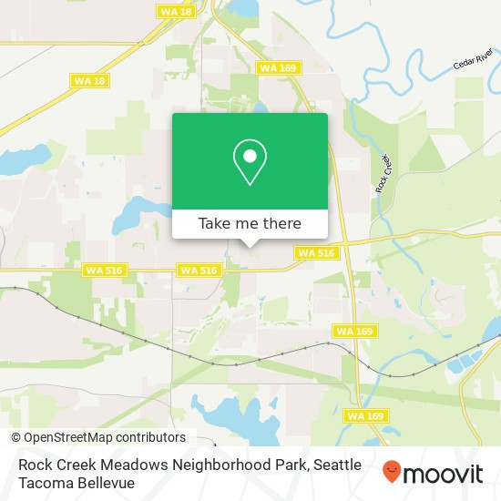 Rock Creek Meadows Neighborhood Park map