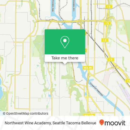 Mapa de Northwest Wine Academy