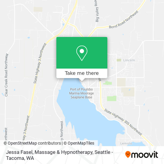 Mapa de Jessa Fasel, Massage & Hypnotherapy