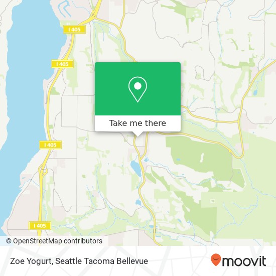 Mapa de Zoe Yogurt
