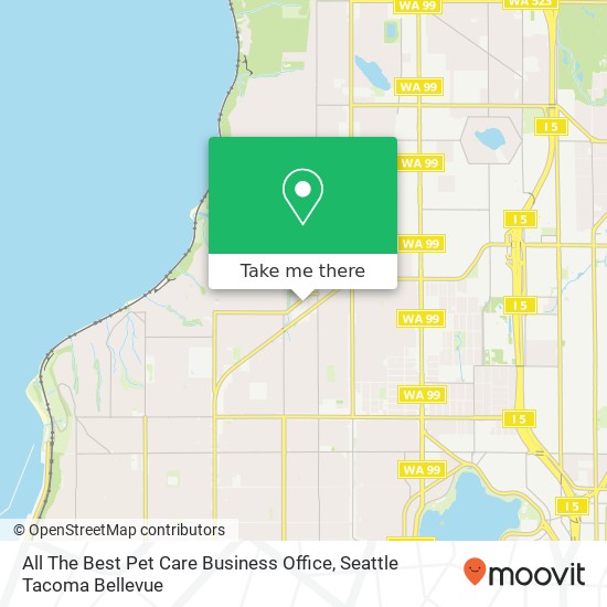 Mapa de All The Best Pet Care Business Office