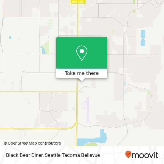 Black Bear Diner map