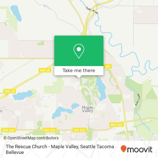 The Rescue Church - Maple Valley map