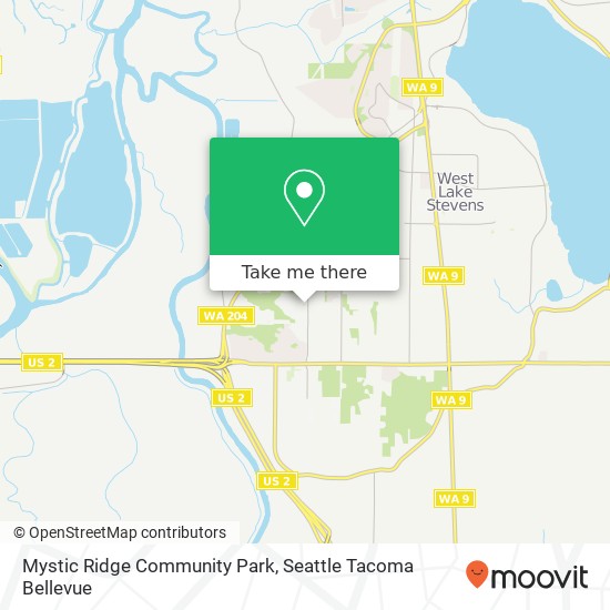 Mystic Ridge Community Park map