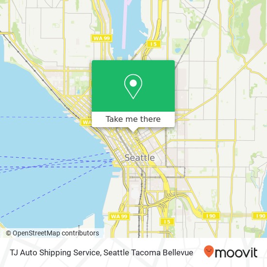 TJ Auto Shipping Service map