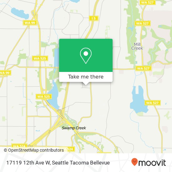 17119 12th Ave W map