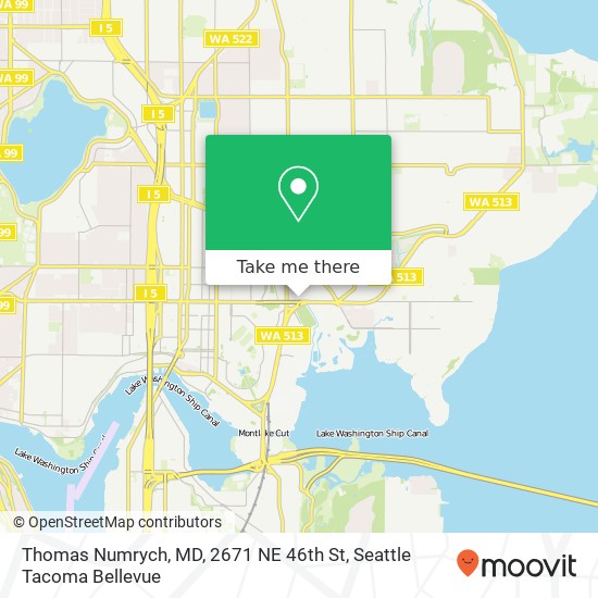 Thomas Numrych, MD, 2671 NE 46th St map