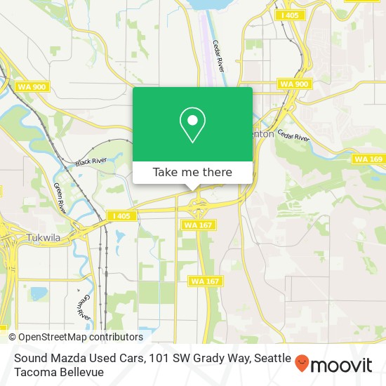 Sound Mazda Used Cars, 101 SW Grady Way map