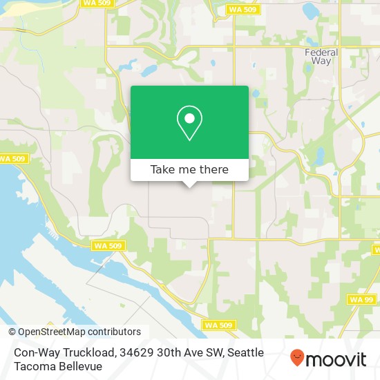 Con-Way Truckload, 34629 30th Ave SW map