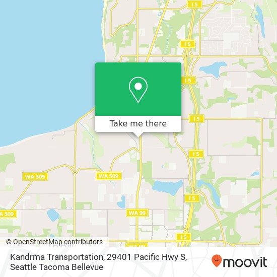 Mapa de Kandrma Transportation, 29401 Pacific Hwy S