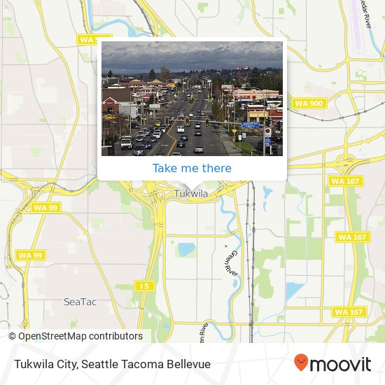 Mapa de Tukwila City