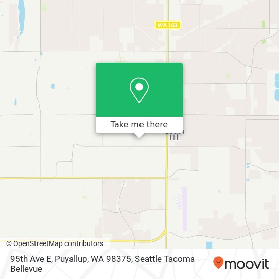 Mapa de 95th Ave E, Puyallup, WA 98375