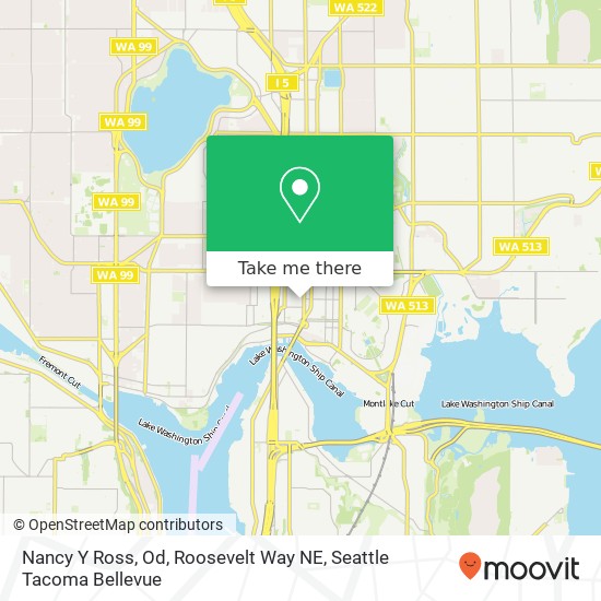 Mapa de Nancy Y Ross, Od, Roosevelt Way NE