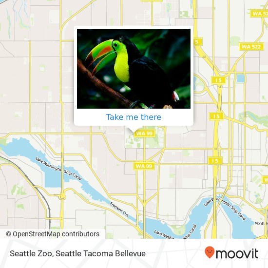 Seattle Zoo map