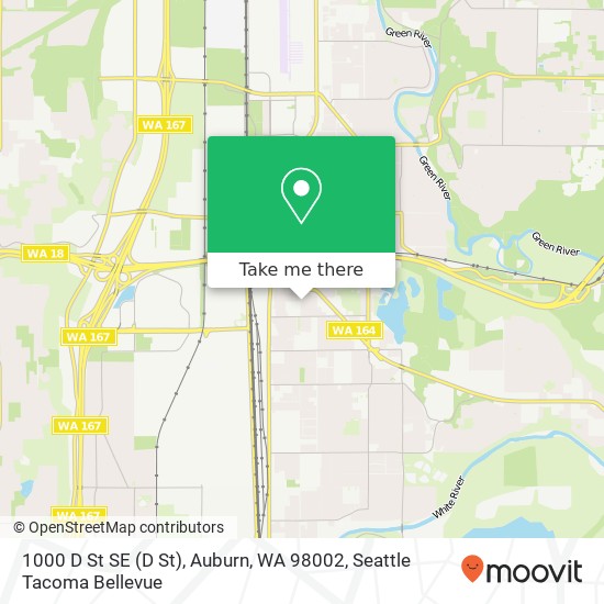 1000 D St SE (D St), Auburn, WA 98002 map