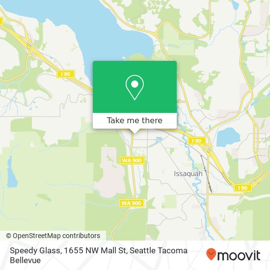 Mapa de Speedy Glass, 1655 NW Mall St