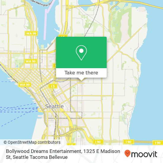 Bollywood Dreams Entertainment, 1325 E Madison St map