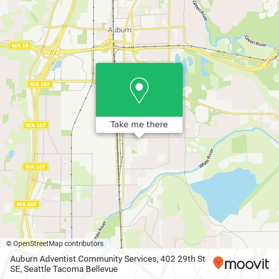 Auburn Adventist Community Services, 402 29th St SE map