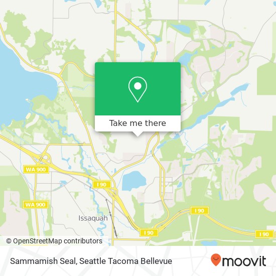 Sammamish Seal map