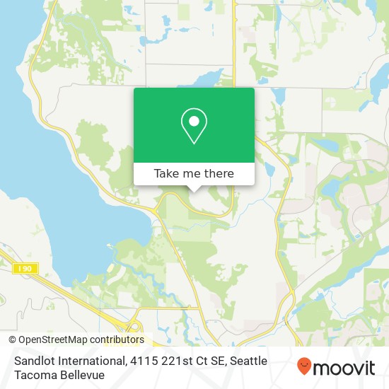 Mapa de Sandlot International, 4115 221st Ct SE