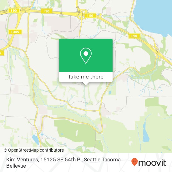 Kim Ventures, 15125 SE 54th Pl map