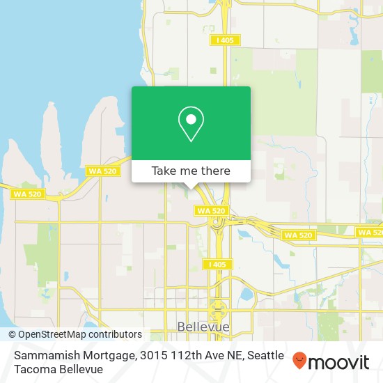 Mapa de Sammamish Mortgage, 3015 112th Ave NE