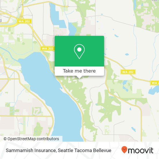 Mapa de Sammamish Insurance