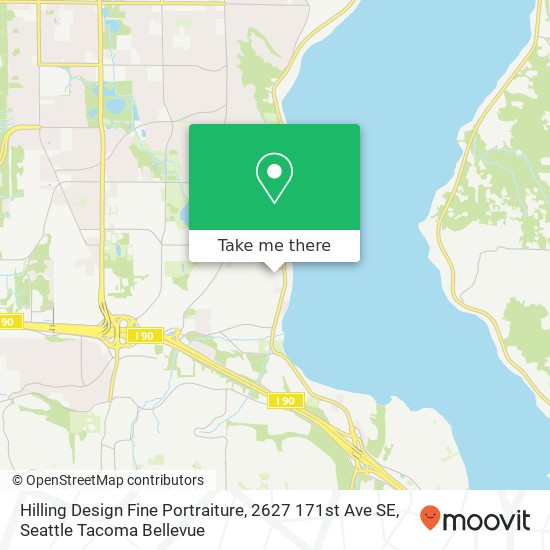 Mapa de Hilling Design Fine Portraiture, 2627 171st Ave SE