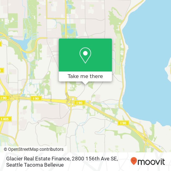 Mapa de Glacier Real Estate Finance, 2800 156th Ave SE