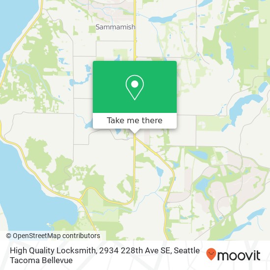 Mapa de High Quality Locksmith, 2934 228th Ave SE